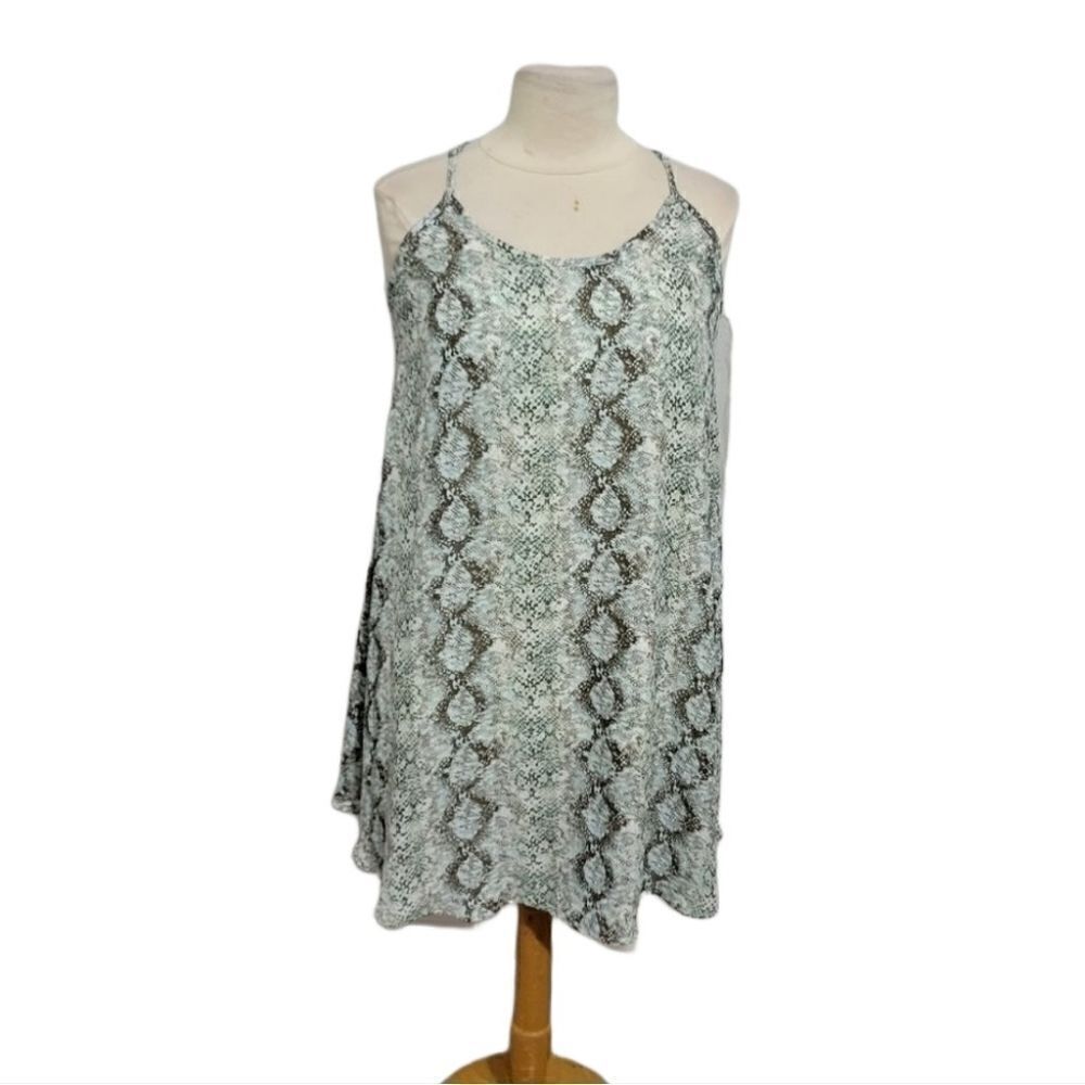 Andree by unit snake Print Mini dress Sz Small - Picture 2 of 8